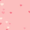 Animation of Heart Balloons Floating Upward, Pink Loop Background