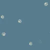 Dog and Cat Paw Prints Animation, Bluish Loop Background