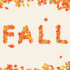 Fall, Falling Leaves Typography in Stop Motion