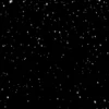 Realistic Snow Falling Softly on Black Background, Loop